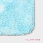 Коврик для дома Доляна «Пушистик», 40×60 см, сине-голубой - Фото 3