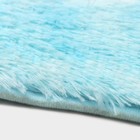 Коврик для дома Доляна «Пушистик», 40×60 см, сине-голубой - Фото 4