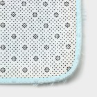 Коврик для дома Доляна «Пушистик», 40×60 см, сине-голубой - Фото 5