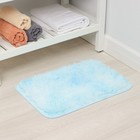 Коврик для дома Доляна «Пушистик», 40×60 см, сине-голубой - Фото 2