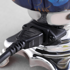 Набор посуды «Жостово на синем», 3 предмета: самовар 3 л, заварочный чайник 0.7 л, поднос - Фото 9