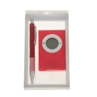 Набор подарочный 2в1 (часы+ручка), красный - Фото 3