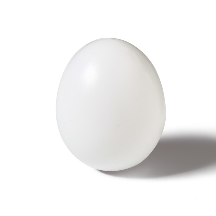 Яйцо искусственное подкладное, для кур, 4 × 5 см, 1 шт., белое, Greengo - Фото 1