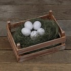 Яйцо искусственное подкладное, для кур, 4 × 5 см, 1 шт., белое, Greengo - Фото 4