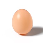 Яйцо искусственное подкладное, для кур, 4 × 5 см, 1 шт., коричневое - фото 320651756