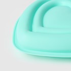 Форма для муссовых десертов и выпечки Доляна «Сердце», силикон, 22×20×7 см, цвет МИКС - фото 6395424