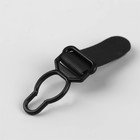 Застёжка для чулок, 12 мм, 4 шт., чёрная - Фото 2