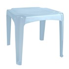 Стол детский, 520х520х475 мм, цвет светло-голубой - фото 9204510