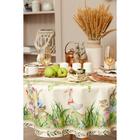 Скатерть «Этель» Easter, d=214 см±3 см, хлопок 100%, саржа 190 г/м² - Фото 5
