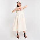 Платье летнее женское MINAKU: Cotton collection, цвет молочный, размер 46 - Фото 1