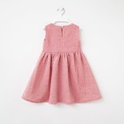 Платье для девочки MINAKU: Cotton collection, цвет красный, рост 152 см - Фото 8