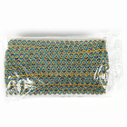 Тесьма «Зигзаг», ширина 3.5 см, в рулоне 25 м, сине-голубо-золотая - Фото 4