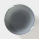 Салатник фарфоровый «Акварель», 1 л, цвет светло-серый - фото 4321833