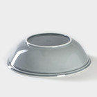 Салатник фарфоровый «Акварель», 1 л, цвет светло-серый - фото 4321834