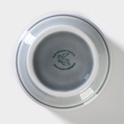 Сахарница фарфоровая «Акварель», 250 мл, цвет светло-серый - фото 24235505