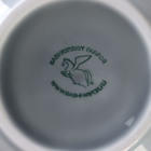 Сахарница фарфоровая «Акварель», 250 мл, цвет светло-серый - фото 24235506