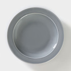 Тарелка глубокая «Акварель», 550 мл, d=22,5 см, цвет светло-серый - Фото 2