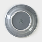 Тарелка фарфоровая «Акварель», d=17,5 см, цвет светло-серый - фото 4635507