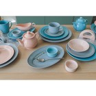 Тарелка Башкирский фарфор «Акварель», d=20 см, светло-серая - Фото 7