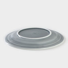Тарелка фарфоровая «Акварель», d=20 см, цвет светло-серый - Фото 3