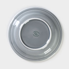 Тарелка фарфоровая «Акварель», d=20 см, цвет светло-серый - фото 4321870