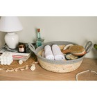 Корзина плетёная Доляна «Рони», 30×30×15,5 см, цвет серый 5438309