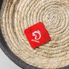 Корзина плетёная Доляна «Рони», 30×30×15,5 см, цвет серый 5438309