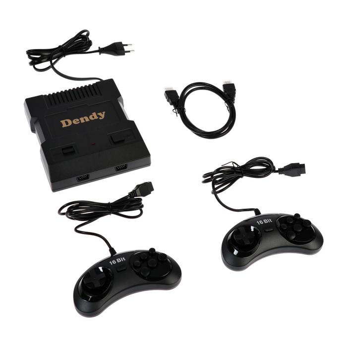 Игровая приставка Dendy Smart, 8-bit/16-bit, 567 игр, HDMI, 2 геймпада - Фото 1