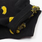 Носки женские «Бананы», цвет чёрный, размер 23-25 - фото 24409748