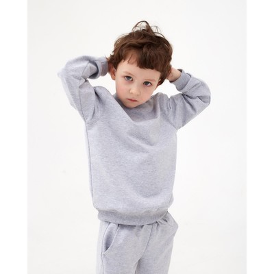 Толстовка KAFTAN Basic line, размер 34 (122-128 см), серая