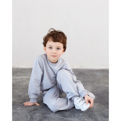 Толстовка KAFTAN Basic line, размер 34 (122-128 см), серая