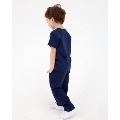 Футболка для мальчика KAFTAN: Basic line, тёмно-синий, размер 30 (98-104 см)