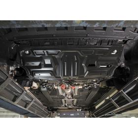 

Защита картера и КПП AutoMax для Seat Ibiza IV/Fabia I/Roomster 2006-2015/VW Polo IV, V/Polo V/Polo V, сталь 1.5 мм, с крепежом, штампованная, AM.5877