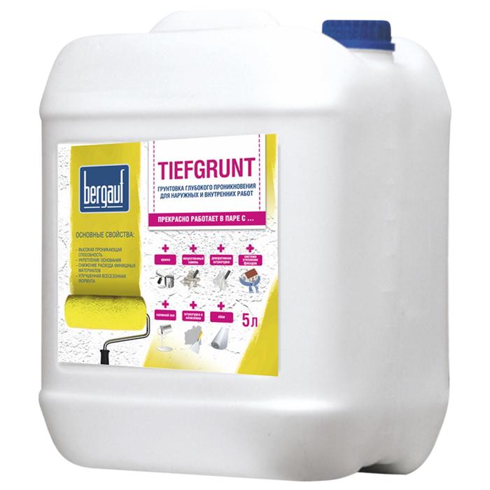 Грунтовка BERGAUF Tiefgrunt U, 5л - Фото 1