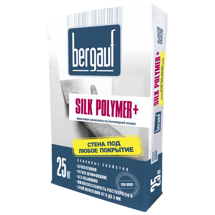 Шпаклевка полимерная BERGAUF Silk Polymer+, 25кг - Фото 1