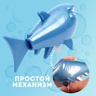 Водоплавающая игрушка «Акула», заводная - Фото 3
