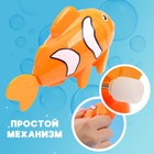 Водоплавающая игрушка «Рыбка-клоун», заводная - Фото 4