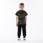 Футболка для мальчика, цвет камуфляж, рост 134 см - Фото 4