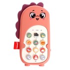 Музыкальный телефон детский «Маленький дракончик», звук, цвет фиолетовый - Фото 3