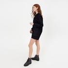 Костюм женский (жакет, шорты) MINAKU: Enjoy цвет чёрный, размер 44 - Фото 2