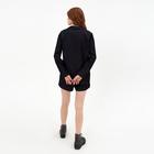 Костюм женский (жакет, шорты) MINAKU: Enjoy цвет чёрный, размер 50 - Фото 8