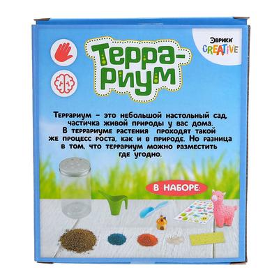 Набор для опытов «Террариум», вырасти травку, со светящимися наклейками
