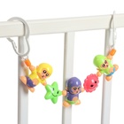 Растяжка на коляску/кроватку «Обезьянки», 3 игрушки, цвет МИКС, Крошка Я - фото 23984593