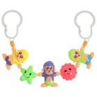 Растяжка на коляску/кроватку «Обезьянки», 3 игрушки, цвет МИКС, Крошка Я - фото 23984595