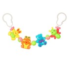 Растяжка на коляску/кроватку Крошка Я «Мишка и друзья», 4 игрушки, МИКС - Фото 2