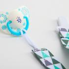 Держатель для соски - пустышки «Геометрия», на ленте - Фото 5