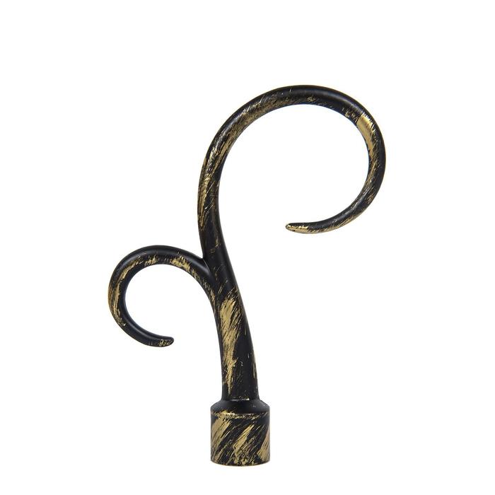 Наконечник «Левша Лоза», d=1.6 см, 2 шт., цвет коричневое золото