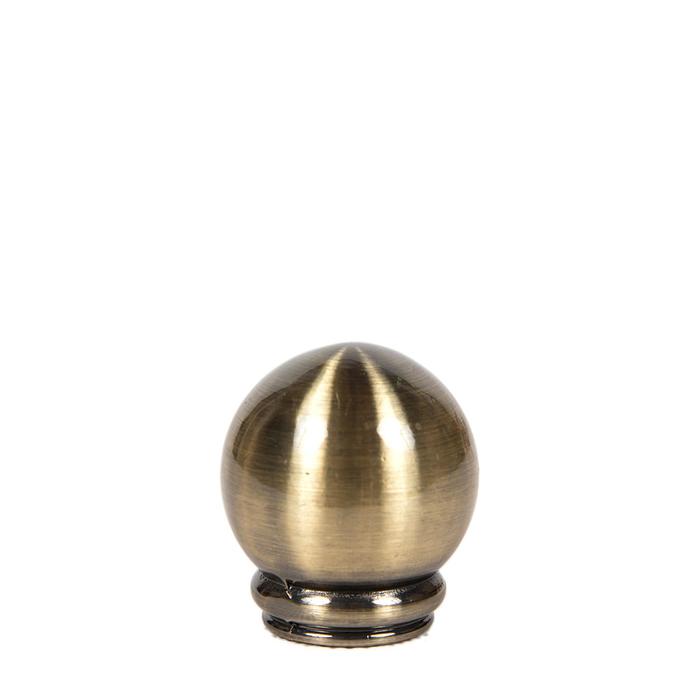 Наконечник «Левша Болонья», d=1.6 см, 2 шт., цвет старое золото