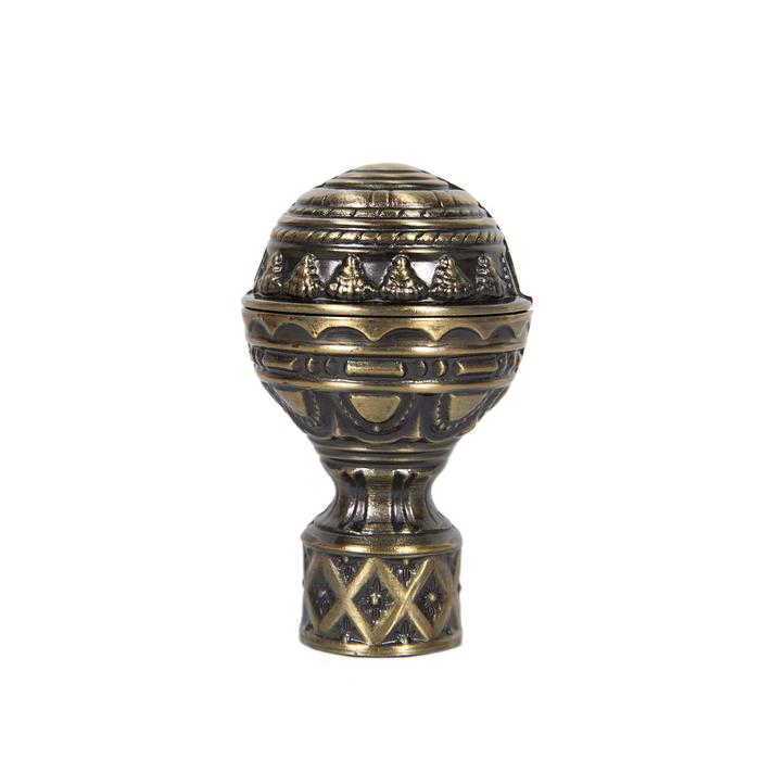 Наконечник «Левша Люксор», d=1.6 см, 2 шт., цвет старое золото