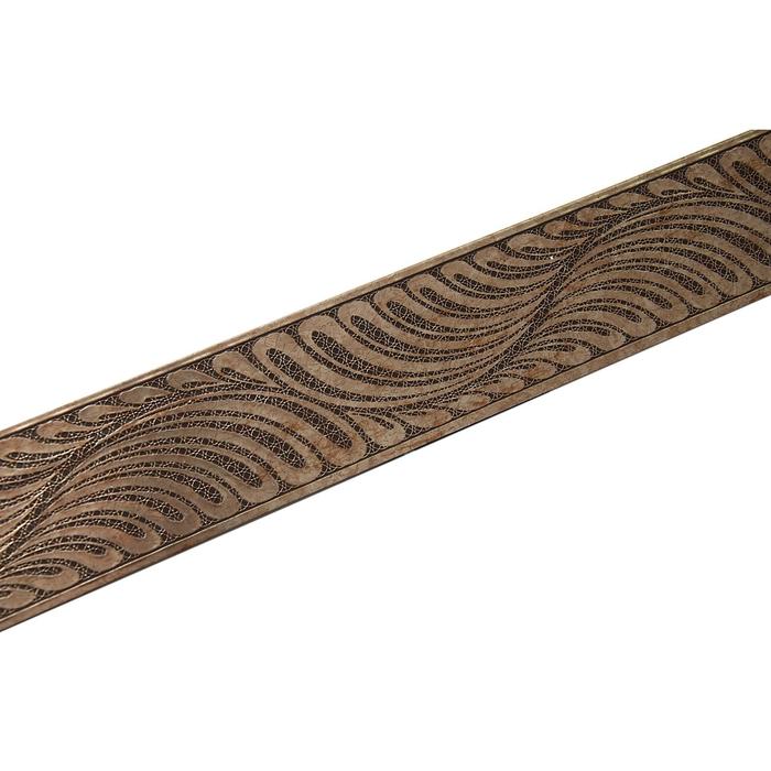 Планка для карниза «Жар-Птица», высота 7 см, длина 25 м, цвет старое золото, шоколад - Фото 1